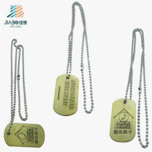 New Products Promotion Zinc Alloy Custom Logo Bronze Pendant Tags